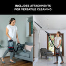 Shark Corded Upright Vacuum Cleaner 1.1L with Lift-Away Technology, Pet Model, LED Headlights, Anti-Allergen, 8m Cord, 750W, Pet, Crevice, Multi-Surface Tools, Red/Black, NV602UKT