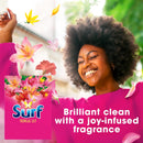 Surf Tropical Lily Washing Powder joy-infused fragrance with natural essential oil lasting up to 12 hours in wear for brilliantly clean laundry every time 125 washes 6.25 kg