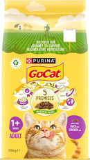 GO-CAT Adult Dry Cat Food Chicken and Duck 10kg Pack