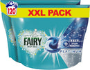 Fairy Non Bio Pods Washing Liquid Laundry Capsules, Fairy Pods, 120 Washes, Platinum With Extra Stain Removal For Sensitive Skin