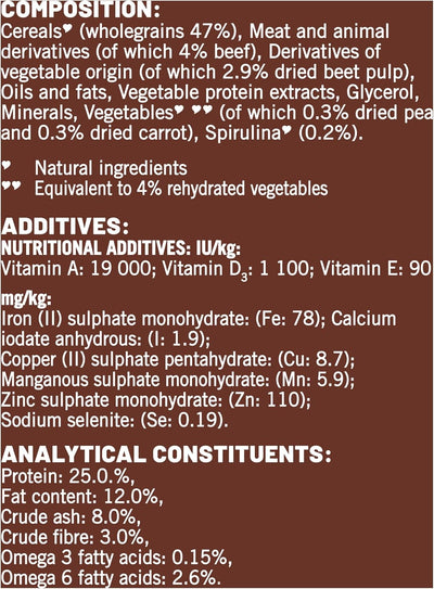 Bakers Small Dog Dry Dog Food Beef & Veg 10kg