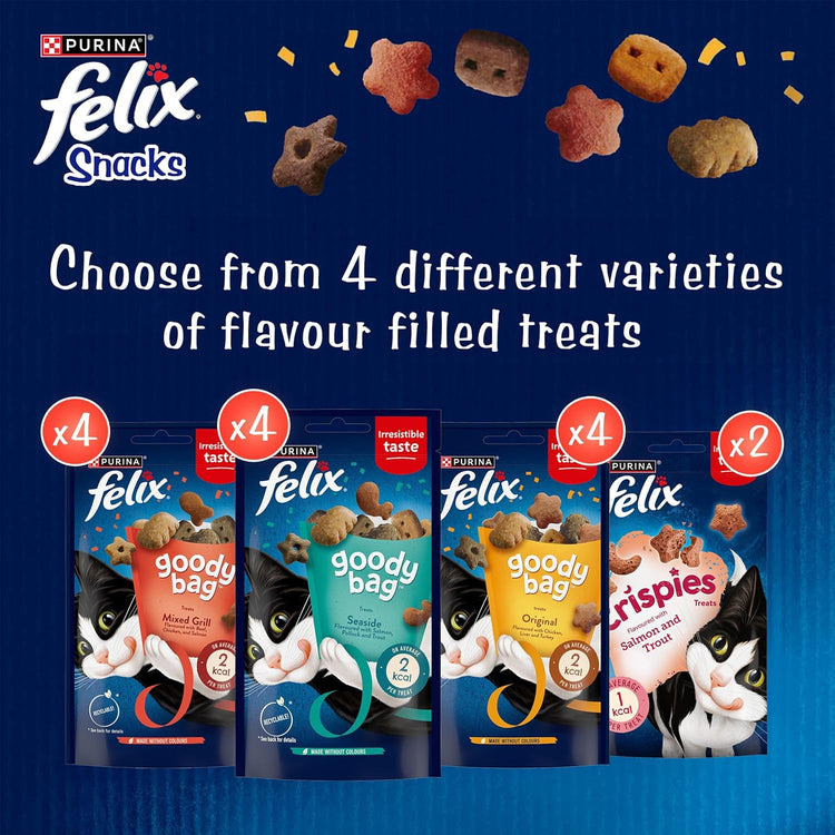FELIX Mixed Snack Box Cat Treats 810g