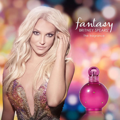 Britney Spears Fantasy Eau de Parfum Spray, 100ml, Fresh Gourmand Fragrance, Celebrity Perfume for Women