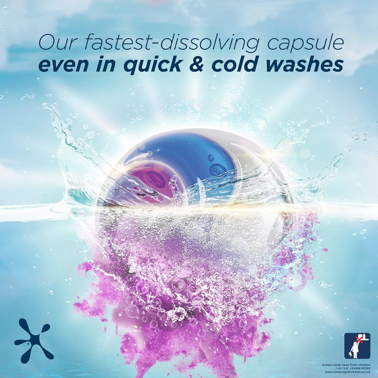 Persil Non Bio 3 in 1 Washing Capsules laundry capsules gentle next to sensitive skin for outstanding stain removal in quick & cold washes 48 washes